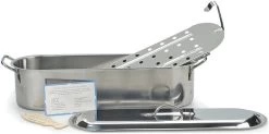 RSVP Fish Poacher 18" -Cookware & Knives Shop rspv international fish poacher pan st 18p 2 compressed