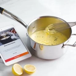 Hestan Cue 3.5 Qt. Smart Sauce Pot | Stainless Steel -Cookware & Knives Shop saucepot8 1