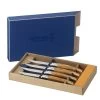 Opinel Olive Wood Handle Set Of 4 Steak Knives -Cookware & Knives Shop set of 4 steak knives