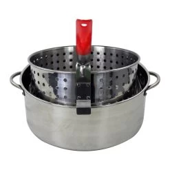 Chard 10.5 Qt. Steel Frying Pot With Basket -Cookware & Knives Shop ssb 105 4 10x10 a73c1316 4505 48