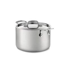 All-Clad D5 Brushed Stainless Steel Stockpot & Lid | 4 Qt.