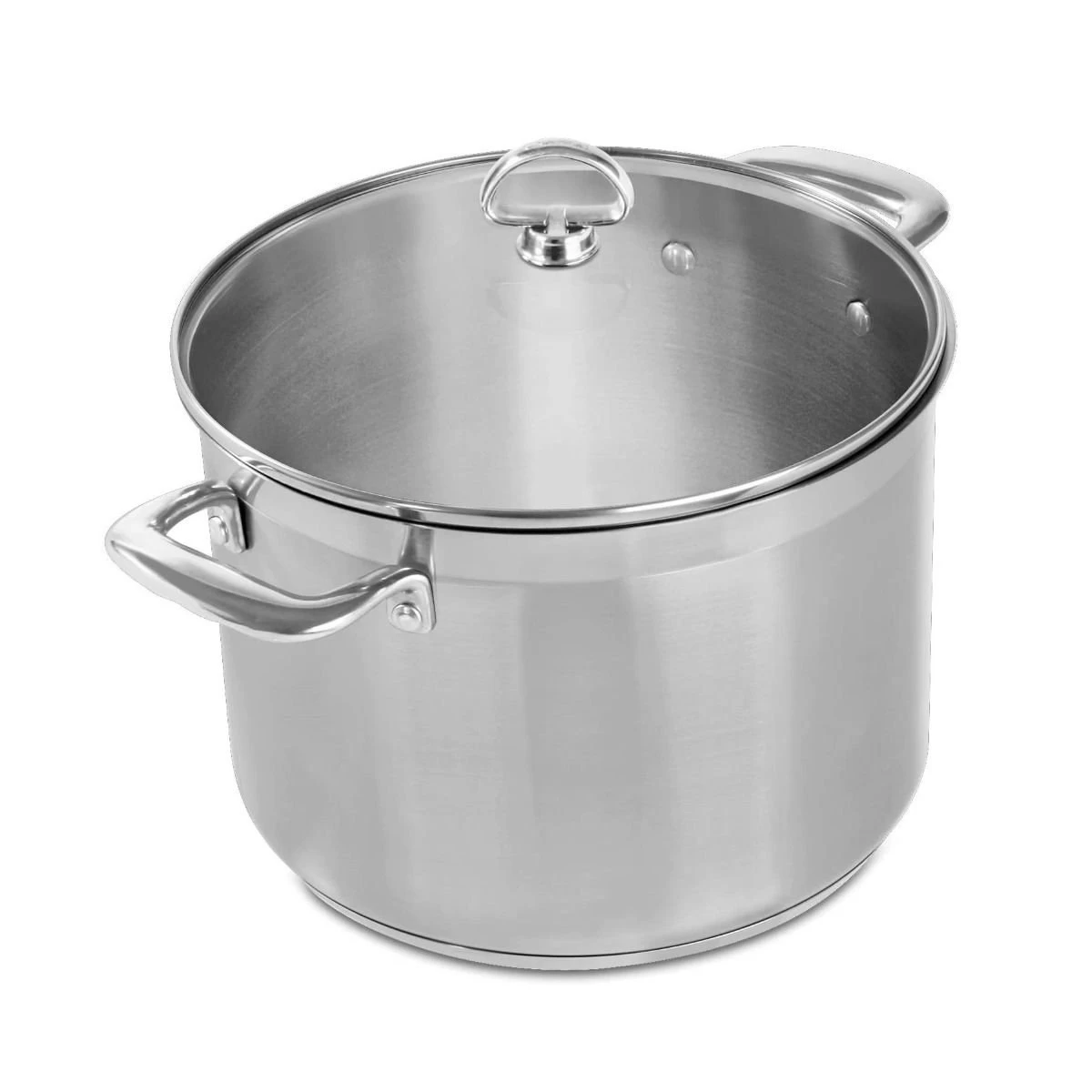 Chantal Induction 21 Stock Pot With Pasta/Steamer Insert + Glass Lid | 8 Qt. 4 Chantal Induction 21 Stock Pot With Pasta/Steamer Insert + Glass Lid | 8 Qt. - Image 2