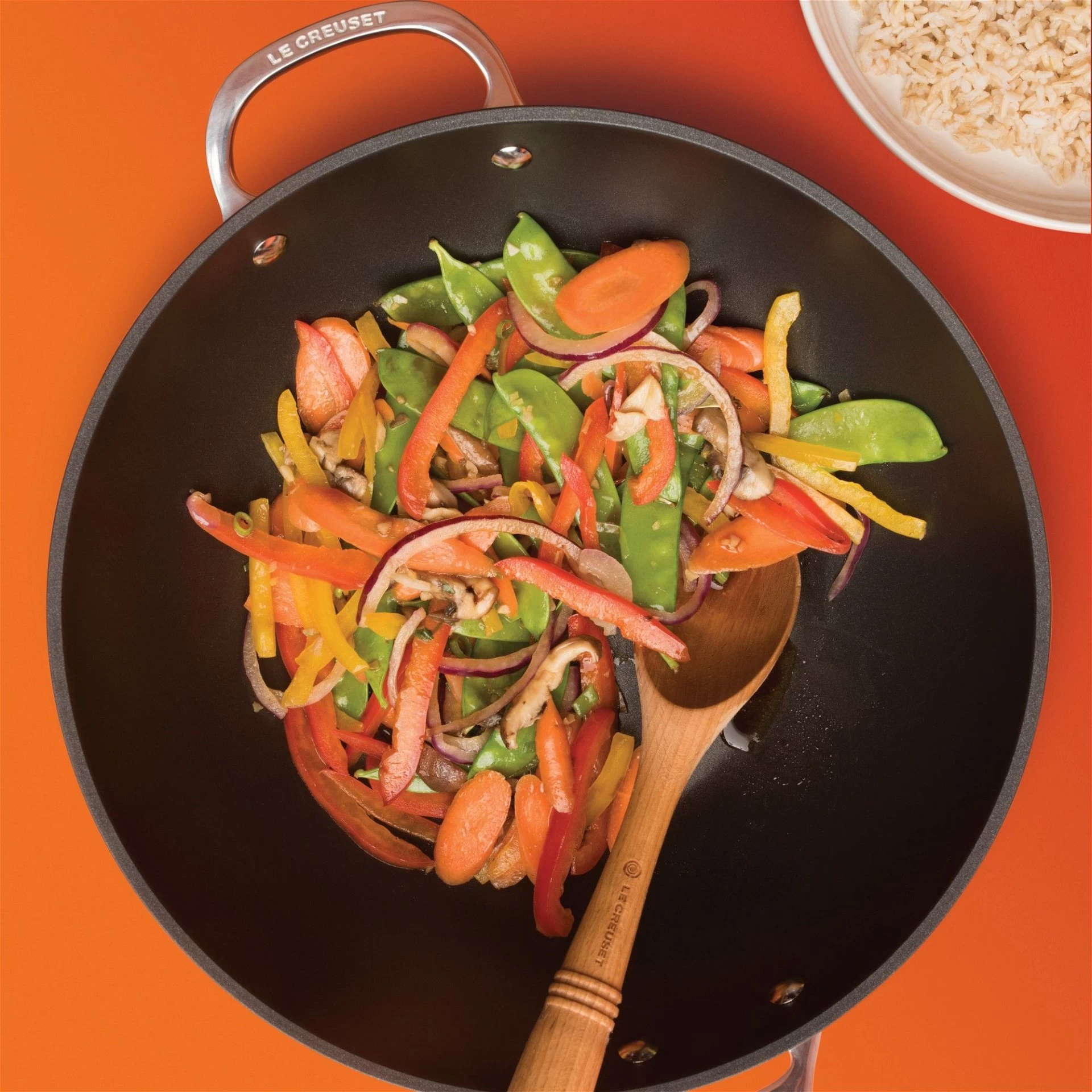 Le Creuset 12" Stir Fry Pan | Toughened Nonstick Pro 10 Le Creuset 12" Stir Fry Pan | Toughened Nonstick Pro - Image 8