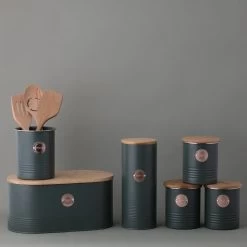 Typhoon Living Collection 1-Quart Tea Canister | Green -Cookware & Knives Shop typhoon living green range 2 1