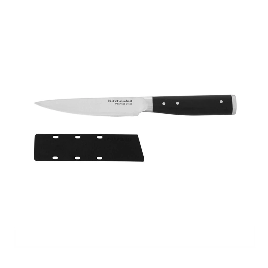 KitchenAid Gourmet Forged 4.5" Utility Knife With Sheath | Fine Edge 4 KitchenAid Gourmet Forged 4.5" Utility Knife With Sheath | Fine Edge - Image 2
