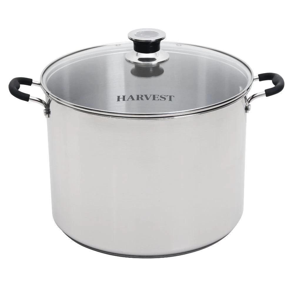Harvest Stainless Steel Multi-Use Canner With Glass Lid 4 Harvest Stainless Steel Multi-Use Canner With Glass Lid - Image 2
