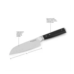 KitchenAid Gourmet Forged 5" Santoku Knife With Sheath -Cookware & Knives Shop web photo editor