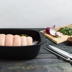 Swiss Diamond | XD Roaster With Lid - 13" X 8" (5.3 Quart) -Cookware & Knives Shop xd61033cv1a