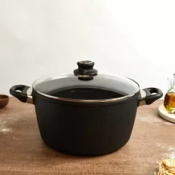 Swiss Diamond | XD 8.5-Quart Stock Pot With Lid (11") 8 Swiss Diamond | XD 8.5-Quart Stock Pot With Lid (11") -Cookware & Knives Shop xd6128cv6 11973