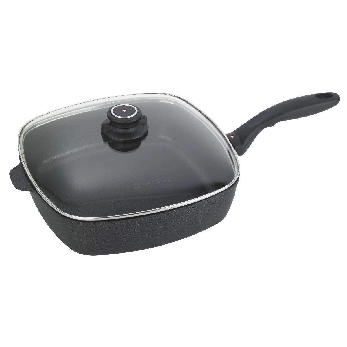 Swiss Diamond | HD Square Sauté Pan With Lid - 11" X 11" (5.3 Qt.) 3 Swiss Diamond | HD Square Sauté Pan With Lid - 11" X 11" (5.3 Qt.)