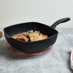 Swiss Diamond | XD Square Sauté Pan With Lid - 11" X 11" (5.3 Qt.) -Cookware & Knives Shop xdpan6